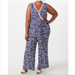 New Westport Jumpsuit Paisley Wrap 22W